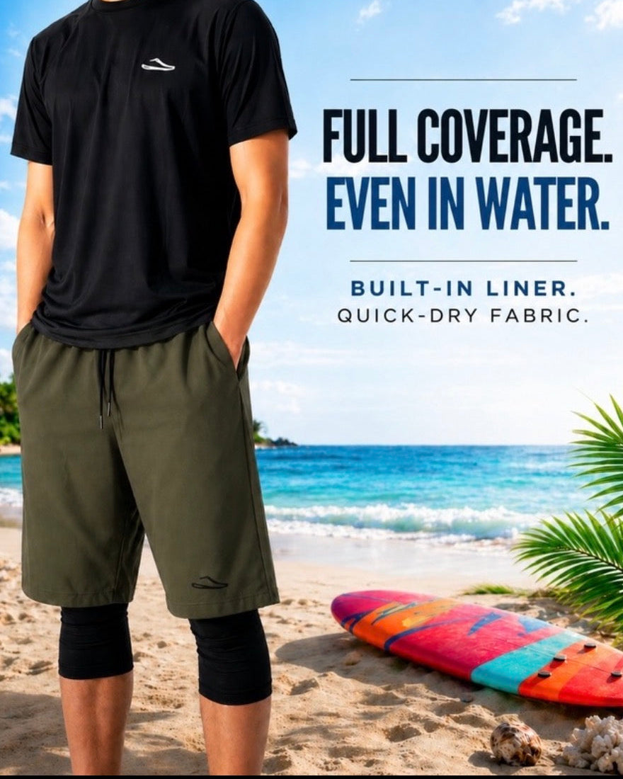 Shorts da bagno modesti premium