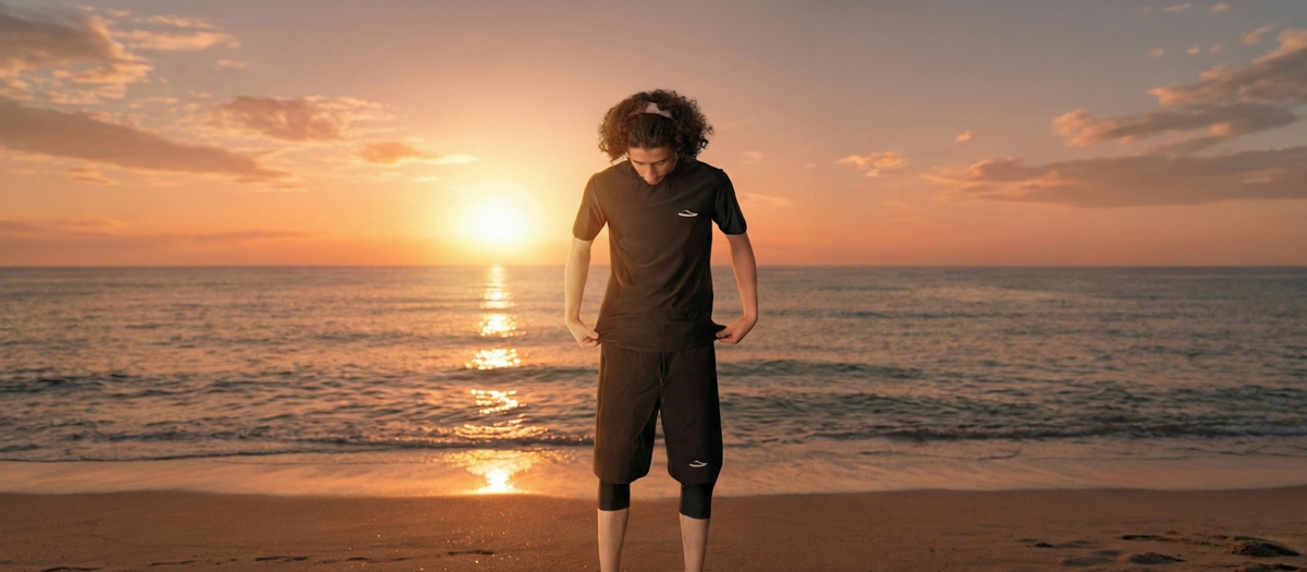 Tenue de bain KAESSAR au bord de la mer