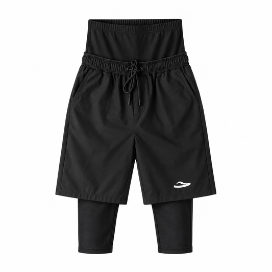 Short de bain enfant KAESSAR – Noir