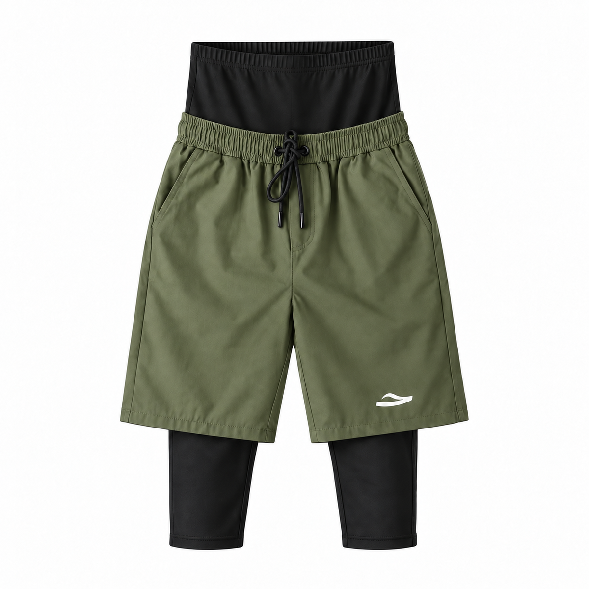 Short de bain enfant KAESSAR – Noir